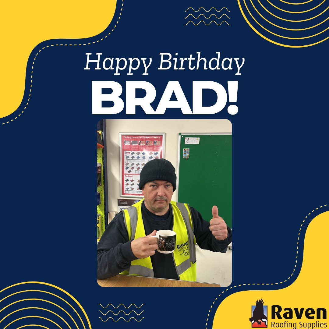 Happy Birthday to Brad at Hawkhurst 🎂 Wishing you a great day from everyone at Raven ☕️ 👍🏼
