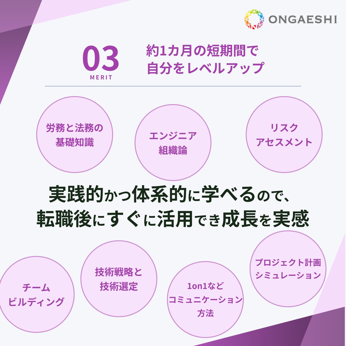 ⏰️【〆切は本日3/5】エンジニアマネージャー養成講座！⏰️

エンジニアとして次のステップを2025年この春に目指しませんか？転職希望者は無料でチャレンジ可能
✅ ポイント1：約1カ月でエンジニアとしての可能性を拡げる
✅ ポイント2：成績優秀者はナイル社の特別採用プロセスに進む権利
✅