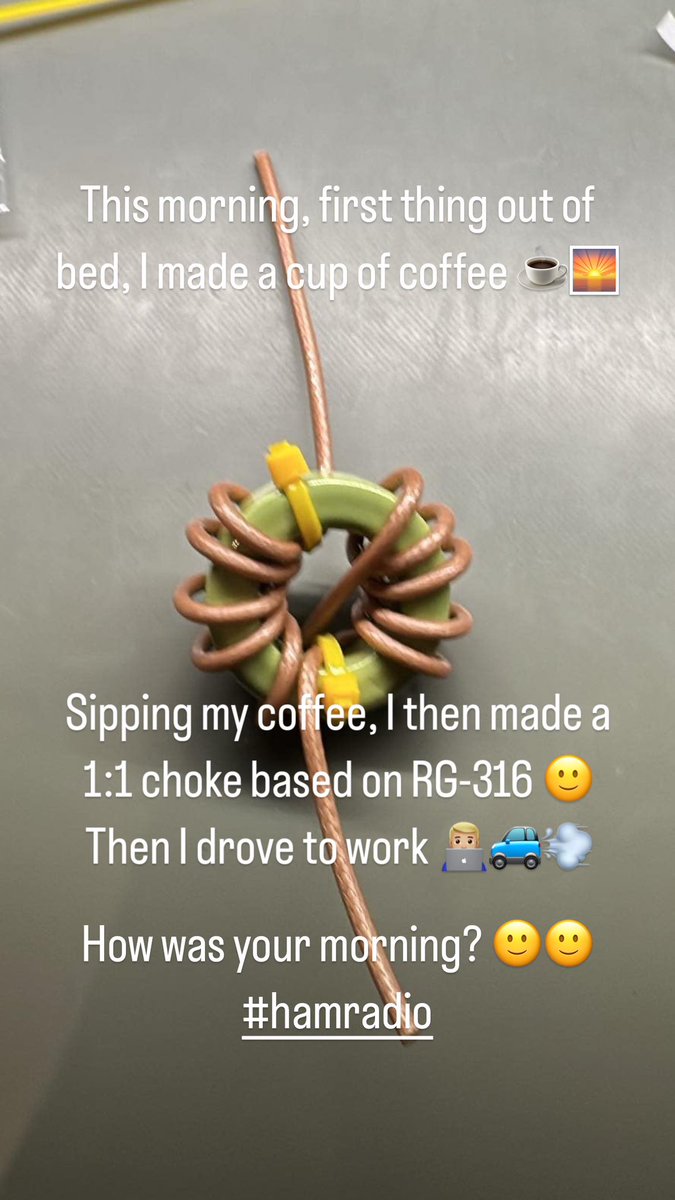 oz1lqo's tweet image. Good morning everyone 🌅☕️🙂
#hamradio #hamr #rfengineer #electronics