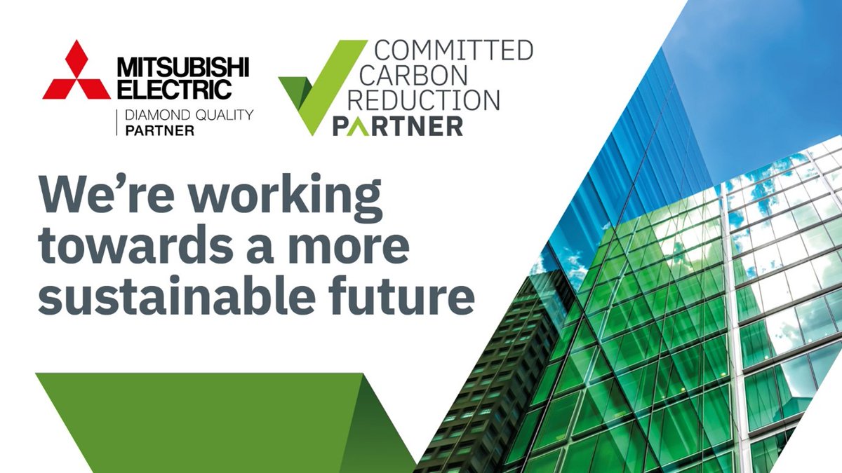 Coolair Achieves Mitsubishi Electric’s Committed Carbon Reduction Partner Accreditation
Coolair Equipment Limited is proud to announce that we achieved Mitsubishi Electric’s Committed Carbon Reduction Partner accreditation in December 2024! 🌍✨
Mitsubishi Electric developed this