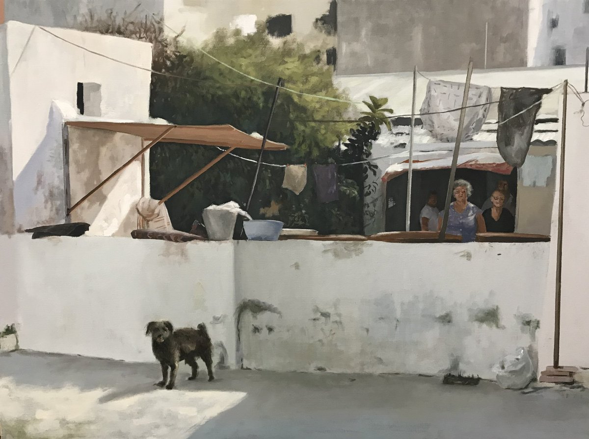 Andalucía , óleos sobre lino .