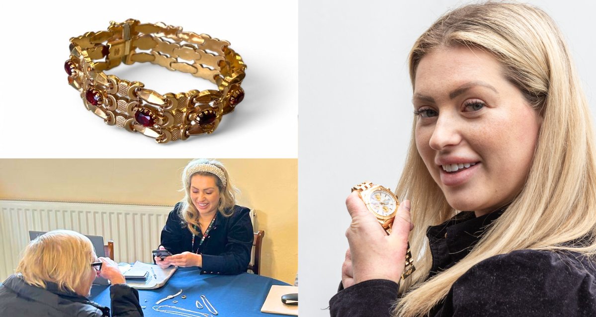 💎 Want to know the value of your jewellery or watches? 💎

Join Elizabeth TODAY at <a href="/SparrowsTearoom/">Sparrow's Tearoom</a>  for FREE valuations 10am-12pm

✨ No appointment needed + consign to auction on the day! 

📍 Sparrow's Tearoom, Bishton Hall, Stafford, ST17 0XN

💻 hansonsauctioneers.co.uk