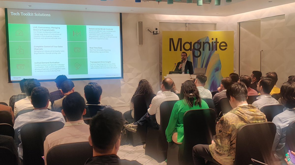 adtechIndia's tweet image. Jonas Olsen from @magnite dives into the key challenges in India and the Tech Toolkit solutions that solve for these challenges in his insightful session on &apos;The Tech Toolkit for TV&apos;s Future&apos; at ad:tech 2025.

 #adtechIN #adtech2025 #adtechIndia  #digitalmedia #technology