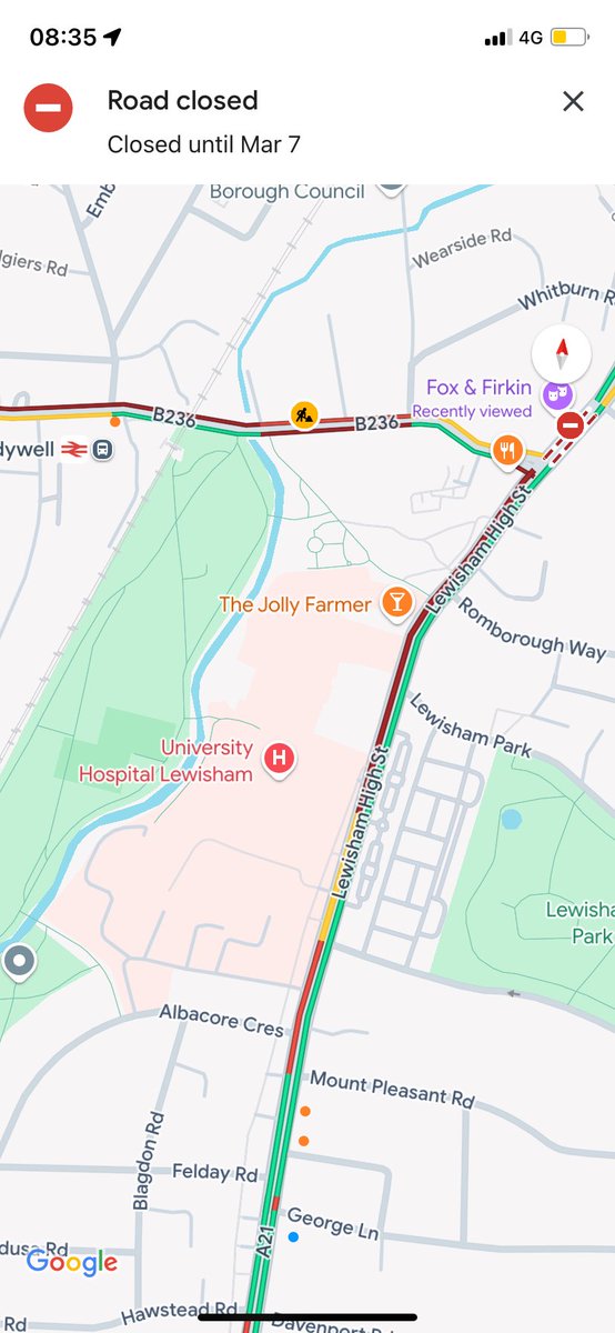 Jane Alaszewski (@jalaszewski) on Twitter photo Lewisham traffic hell
Lewisham high St closed
S Circ works til July
A20 had 6 months of works (2024)
LTN pumps side street traffic onto broken network causing
Accidents 💥
Pollution 💨
<a href="/LewishamCouncil/">Lewisham Council</a> = Healthy streets for none! Lewisham traffic hell
Lewisham high St closed
S Circ works til July
A20 had 6 months of works (2024)
LTN pumps side street traffic onto broken network causing
Accidents 💥
Pollution 💨
<a href="/LewishamCouncil/">Lewisham Council</a> = Healthy streets for none!
