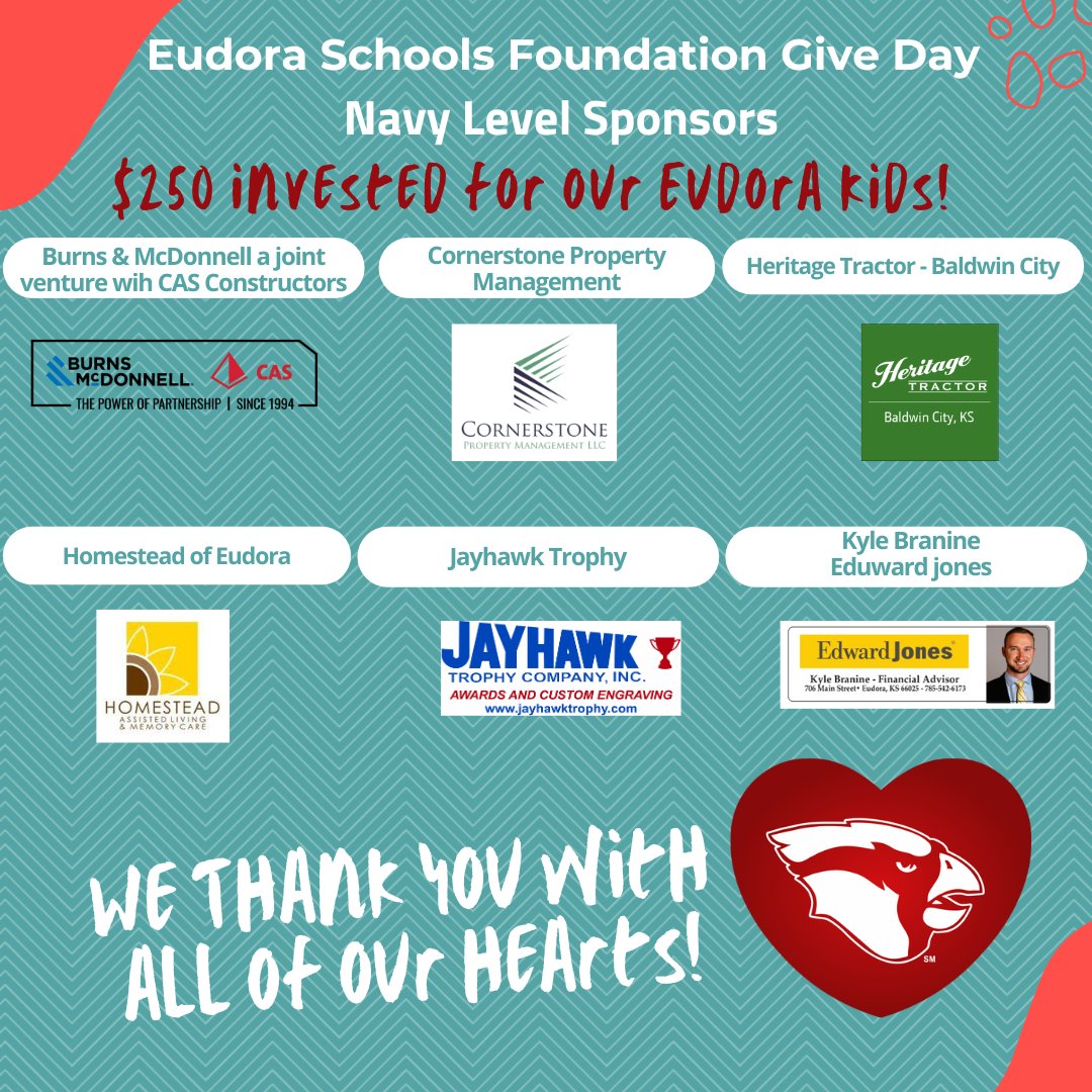 From the bottom of our hearts...we thank our ESF Give Day Sponsors!