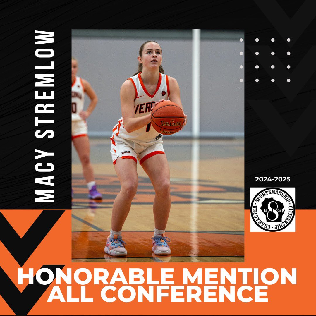 Congrats to Macy Stremlow for earning Big 8 All Conference Honorable Mention!