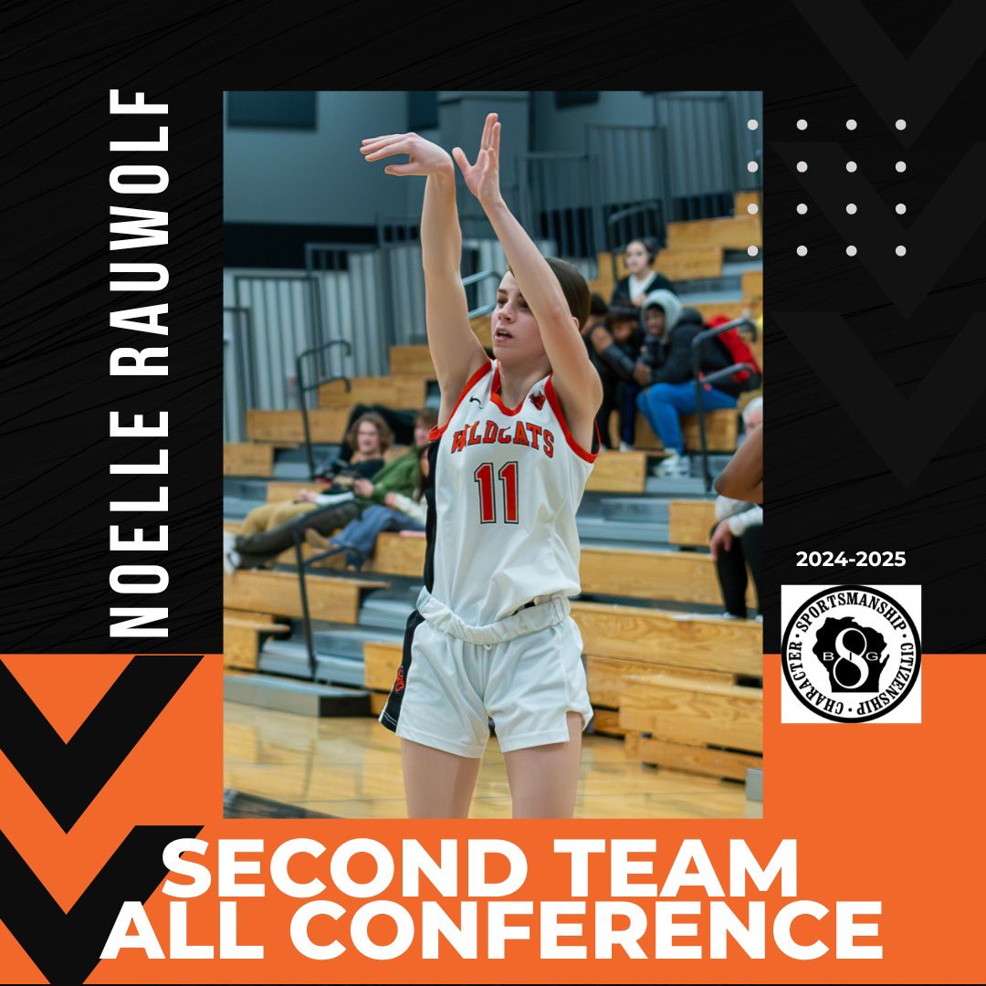 Congrats to Noelle Rauwolf for earning Big 8 Second Team All Conference!