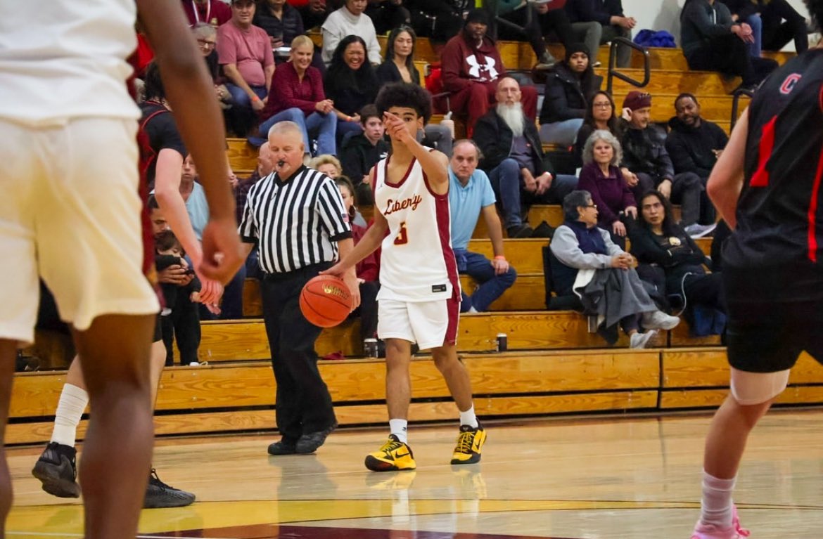 #13 Liberty pulls off the upset over #4 Clovis North 71-67. Jaiden Miller leads the way with 27, Drew Vixon has 20, and Dante Vigil 16. Next up SRV on Thursday. Let’s go! <a href="/LHSLionsSports/">Liberty Athletics</a>