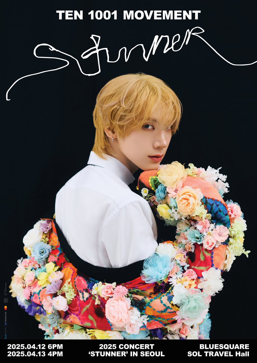 2025 TEN CONCERT 1001 MOVEMENT ‘STUNNER’ IN SEOUL

📅2025. 04. 12(SAT) 6PM, 04. 13(SUN) 4PM
📍블루스퀘어 SOL트래블홀 (BLUESQUARE SOL TRAVEL Hall)

🎫More Info: weverse.io/wayv/notice/25…

#TEN #李永钦 #텐
#NCT #WayV #威神V
#2025TENCONCERT1001MOVEMENT #STUNNER