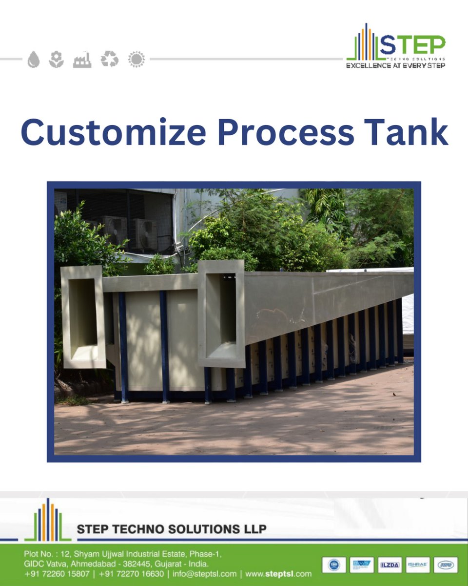 step_techno's tweet image. We are Manufacturing Customize Process Tank, Polypropylene Pickling Tank, Storage Tank, Acid Fume Extraction System

#customizeprocesstank

#polypropylenepicklingtank

#storagetank

#acidfumeextractionsystem

#steptechnosolutionsllp

#STEP