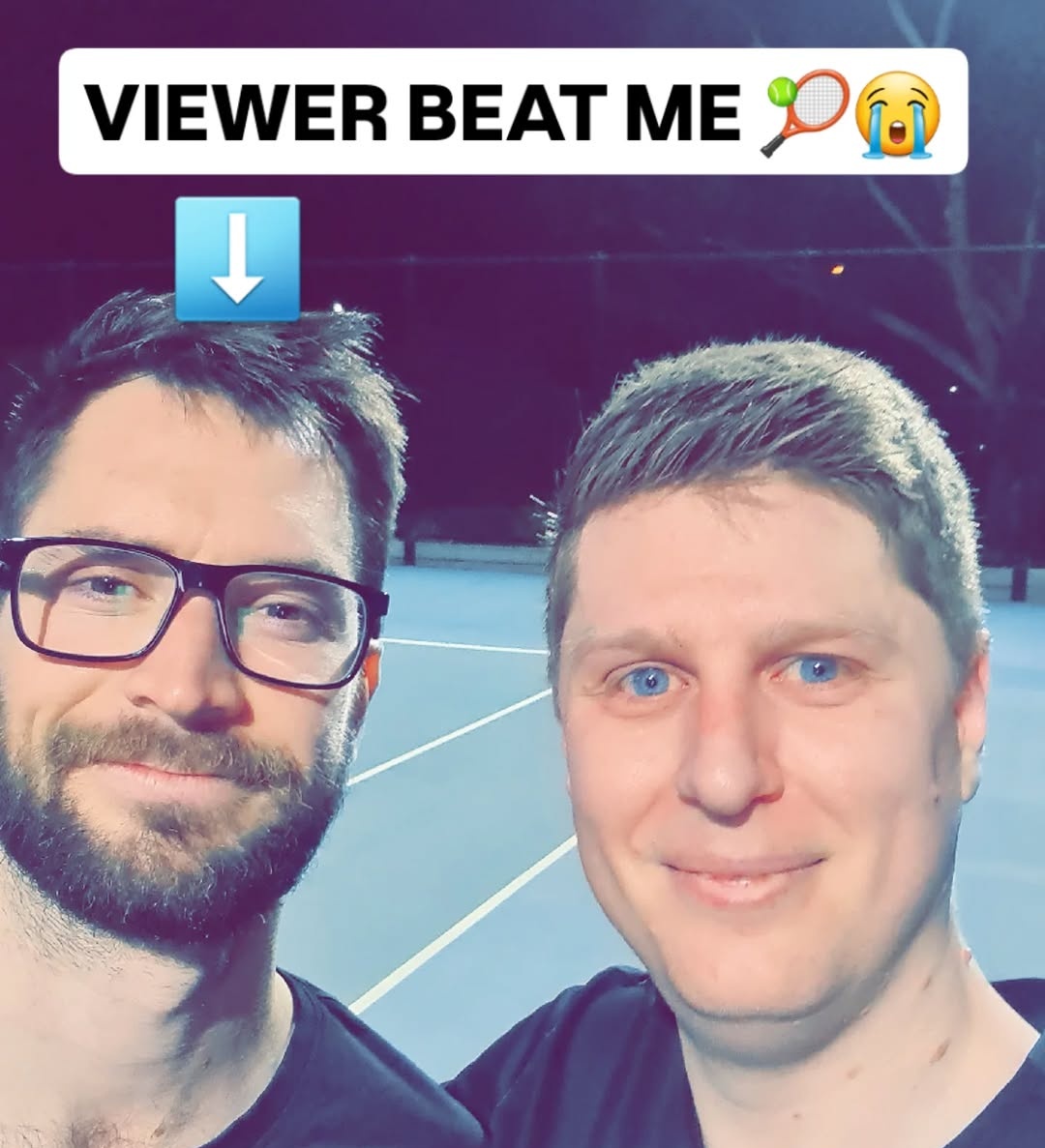 Played a viewer in tennis and the lil shit beat me! 

Randomly joined my Marvel Rivals stream and turned out to be an Aussie Tennis player at the same club. Small world 🤯

IRL Tennis stream on the cards? Would you watch me win the rematch 😏