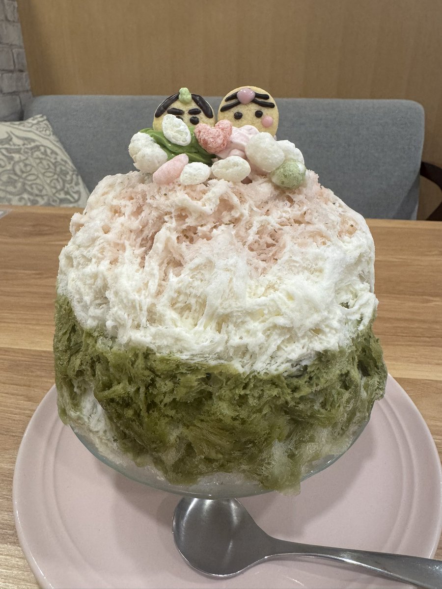 teddybear_etyon's tweet image. 少し過ぎちゃったけどひな祭り🎎ひな祭り当日はそれっぽいこと一切しなかったので😅
桜と抹茶が美味しい❣️中にも雛あられ入ってたよ❣️
 #CUPS