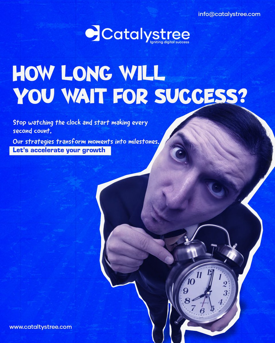 Catalystree (@catalystree) on Twitter photo How long will you wait for success? Stop watching the clock and start making every second count. It’s about creating your vision and turning every moment into a milestone.
🌐 catalystree.com
📧 info@catalystree.com How long will you wait for success? Stop watching the clock and start making every second count. It’s about creating your vision and turning every moment into a milestone.
🌐 catalystree.com
📧 info@catalystree.com