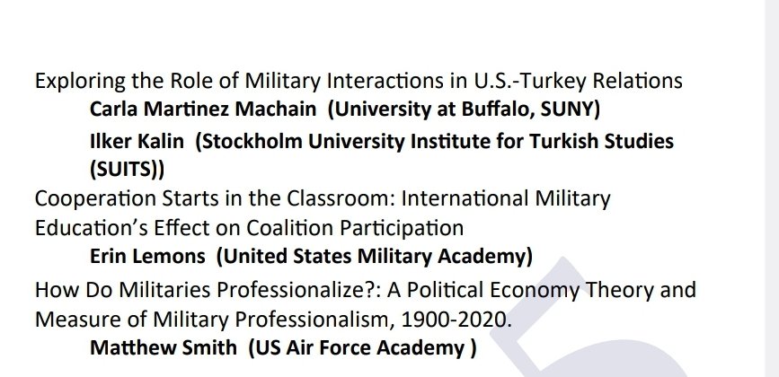 If anyone will be around for the last day of #ISA2025, <a href="/IlkerKalin/">Ilker Kalin</a> and I will be presenting brand new research on how military training affects U.S. influence in Turkey during the 4 PM slot