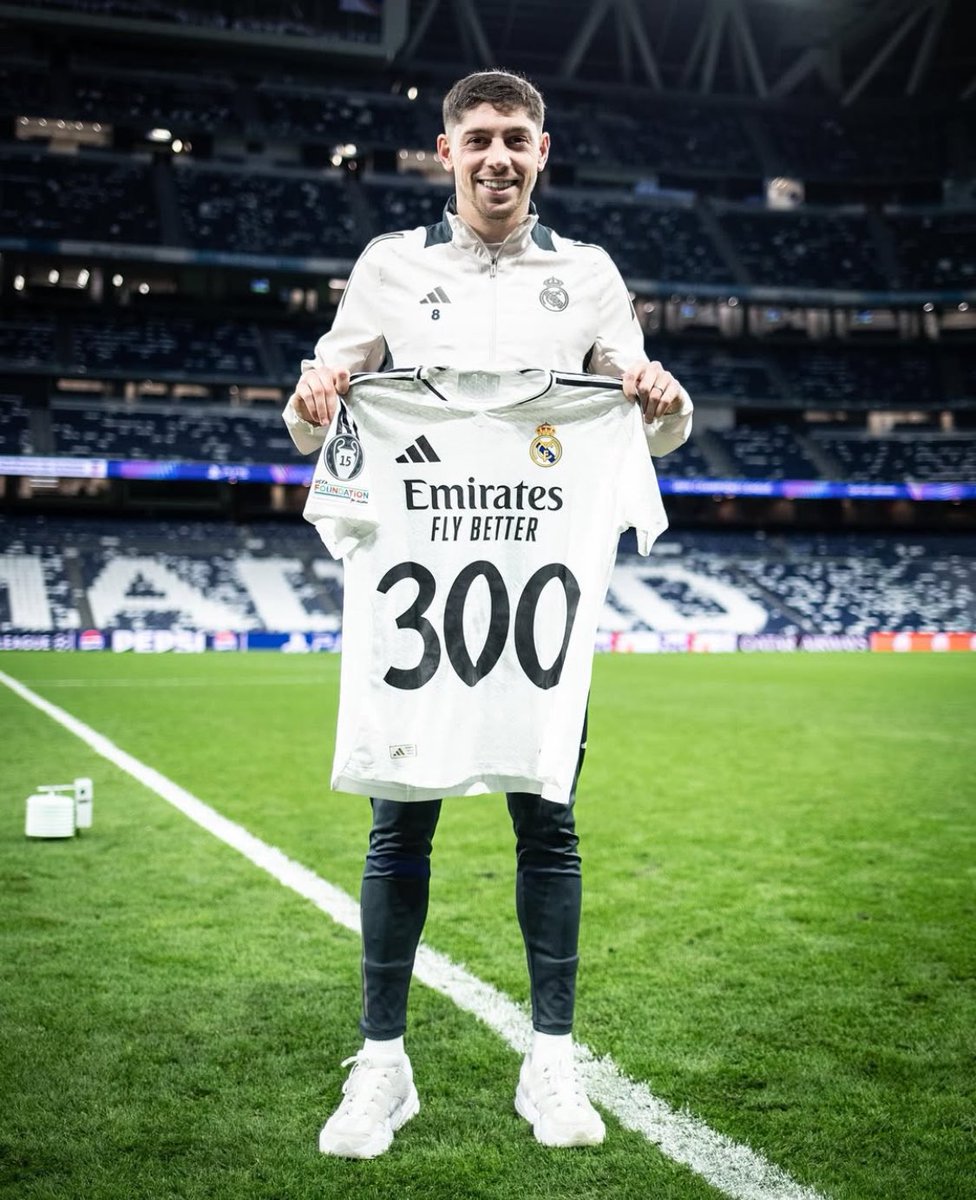 ©️🇺🇾 Fede Valverde: “Captain and 300 matches, don’t wake me up.” 🤍