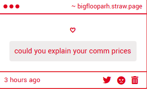 bigflooparh's tweet image. NEW PRlCES🗣️🗣️
i know the last c0mm sheets were a bit confusing so here it is !!!! a new sheet with all the information you may need any doubts contact me
🧵all my art for reference ↓