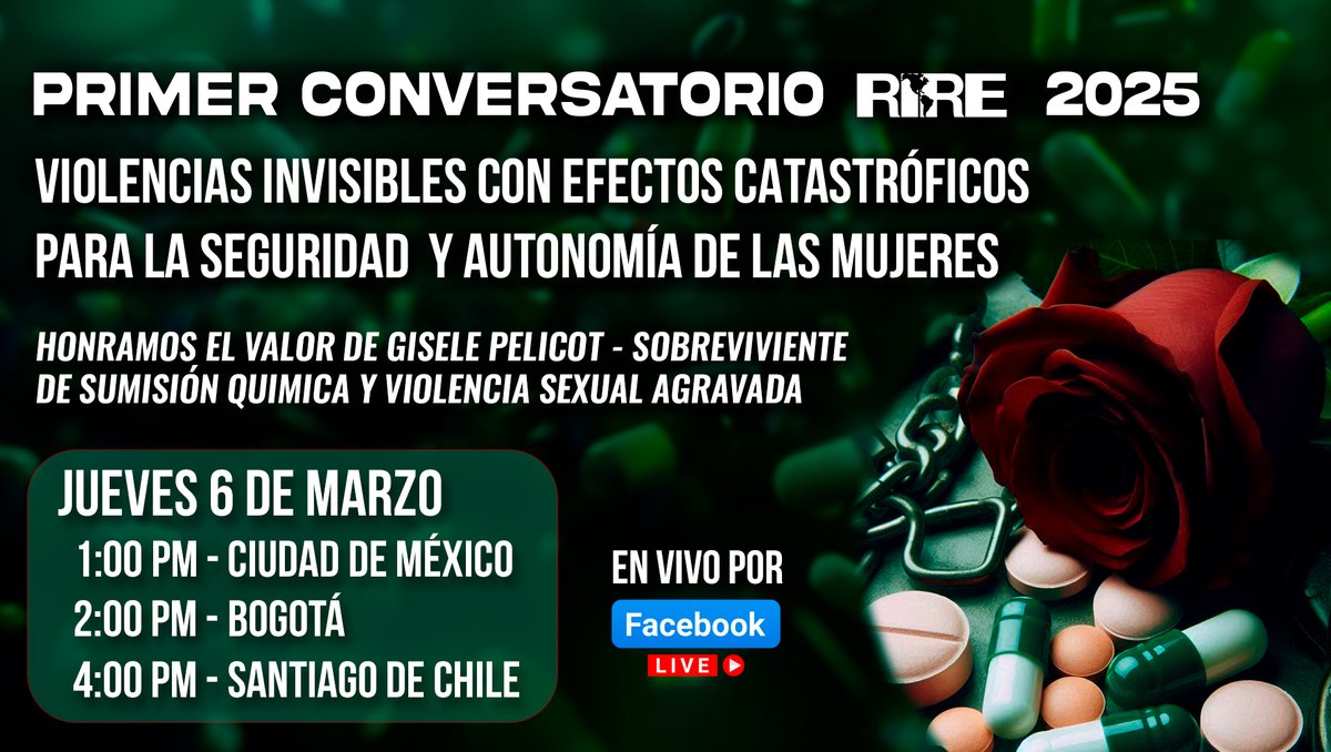 "La vergüenza debe cambiar de bando": dijo  Gisele Pelicot al hacer frente a los agresores sexuales que abusaron de ella estando inconsciente. 
La sumisión química una violencia invisible de consecuencias indeterminadas en el cuerpo y mente de la víctima.