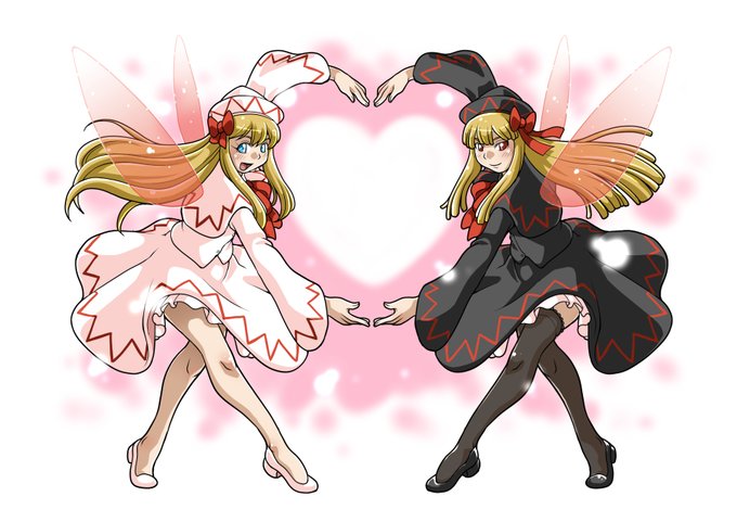 結構前にリクエストで描かせて頂いたリリーホワイトと、リリーブラック。 