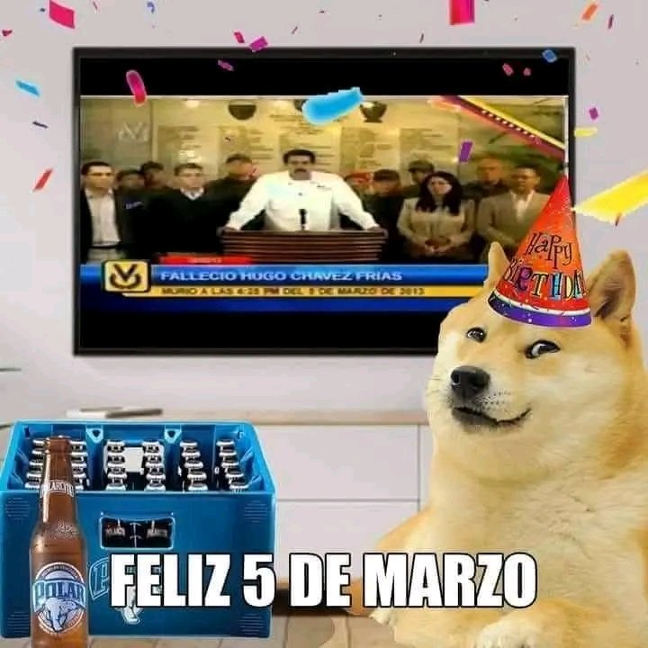 Josman358661's tweet image. Feliz 5 de marzo 🎉🎉🎊🎂🍻🥳