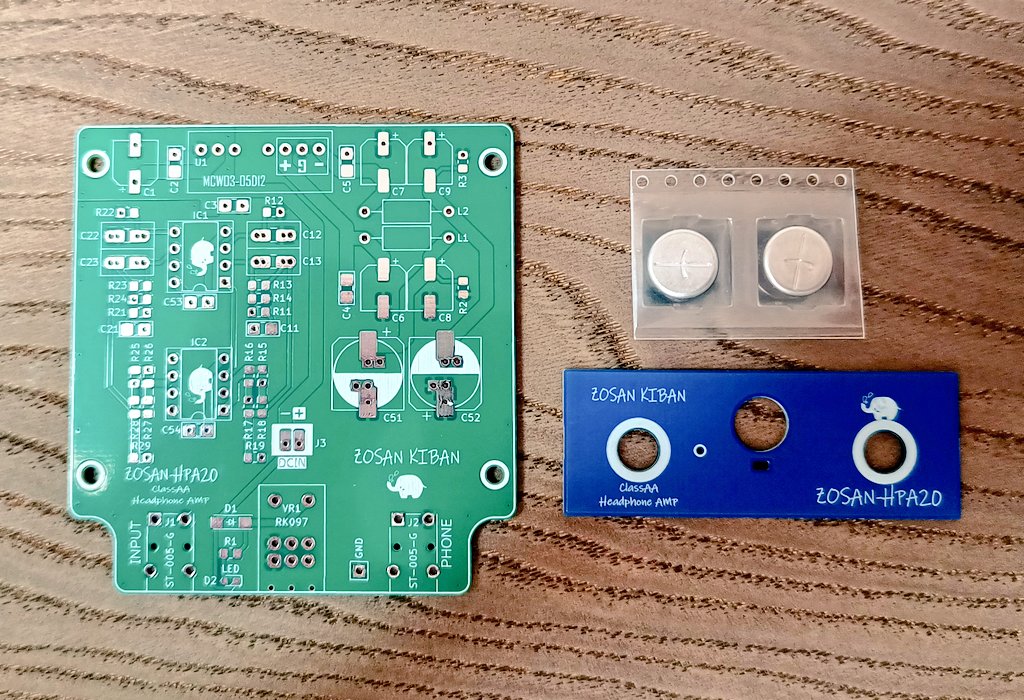 zosankiban's tweet image. テクニクス #ClassAA 回路ポータブル #ヘッドホンアンプ 
 基板をヤフオクへ出品いたしました
流石のAAなのでどうぞお手元に置いてやってください

SMD多用ですが製作難度は初中級者を考慮しています

AAは簡単なのに低音濃厚のいいサウンドです😄🐘

auctions.yahoo.co.jp/openuser/jp/sh…