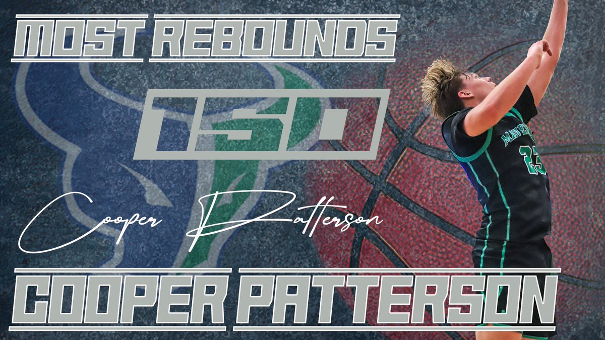 Congrats to Cooper for the most rebs this season - led our team with 150 💪🏼💪🏼