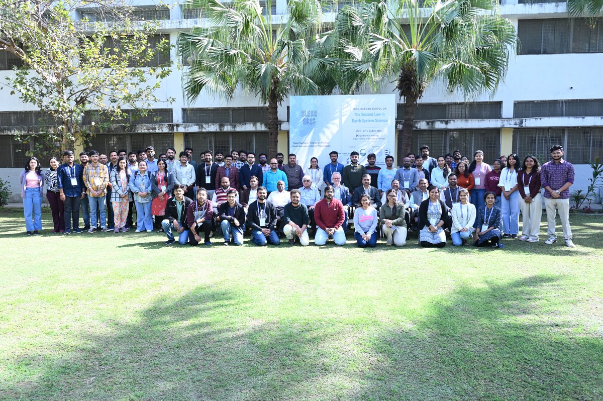 IIT Roorkee (@iitroorkee) on Twitter photo The <a href="/hydrology_IITR/">Hydrology Department, IIT Roorkee</a> inaugurated Indo-German School on "The Second Law in Earth System Science" bringing eminent experts in collaboration with <a href="/MPI_BGC/">Max Planck Institute for Biogeochemistry</a> to explore the thermodynamic principles shaping Earth’s systems and foster deeper scientific exchange. <a href="/moesgoi/">MoES GoI</a> The <a href="/hydrology_IITR/">Hydrology Department, IIT Roorkee</a> inaugurated Indo-German School on "The Second Law in Earth System Science" bringing eminent experts in collaboration with <a href="/MPI_BGC/">Max Planck Institute for Biogeochemistry</a> to explore the thermodynamic principles shaping Earth’s systems and foster deeper scientific exchange. <a href="/moesgoi/">MoES GoI</a>