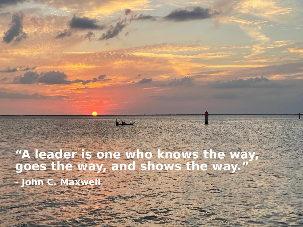 Real Leaders Don’t Just Tell—They Show.

Anyone can give directions. The best leaders walk the path first.

John C. Maxwell said it best:
“A leader is one who knows the way, goes the way, and shows the way.”

✅ Knows the way – Has a clear vision.
✅ Goes the way – Leads by