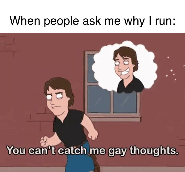DavidDack's tweet photo. Why do I run? Oh, you know… just outpacing my thoughts. 🏃♂️💨😂 #RunningTherapy https://t.co/79e2B5W6p7
