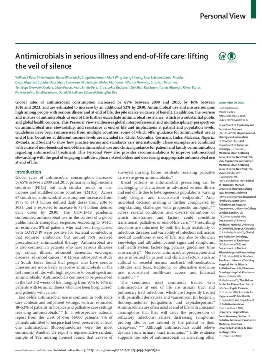 Giri Rajahram (@gsrajahram) on Twitter photo Thank you <a href="/markcheongwl/">Mark Cheong</a>, for the opportunity to contribute to this thoughtful piece, led by Dr <a href="/BillyRosaPhD/">Billy Rosa, PhD, MBE, APRN</a>, published in <a href="/TheLancetInfDis/">The Lancet Infectious Diseases</a>. Tackling a pertinent yet complex clinical care issue through a comprehensive multidisciplinary approach 👇🏾sciencedirect.com/science/articl… Thank you <a href="/markcheongwl/">Mark Cheong</a>, for the opportunity to contribute to this thoughtful piece, led by Dr <a href="/BillyRosaPhD/">Billy Rosa, PhD, MBE, APRN</a>, published in <a href="/TheLancetInfDis/">The Lancet Infectious Diseases</a>. Tackling a pertinent yet complex clinical care issue through a comprehensive multidisciplinary approach 👇🏾sciencedirect.com/science/articl…