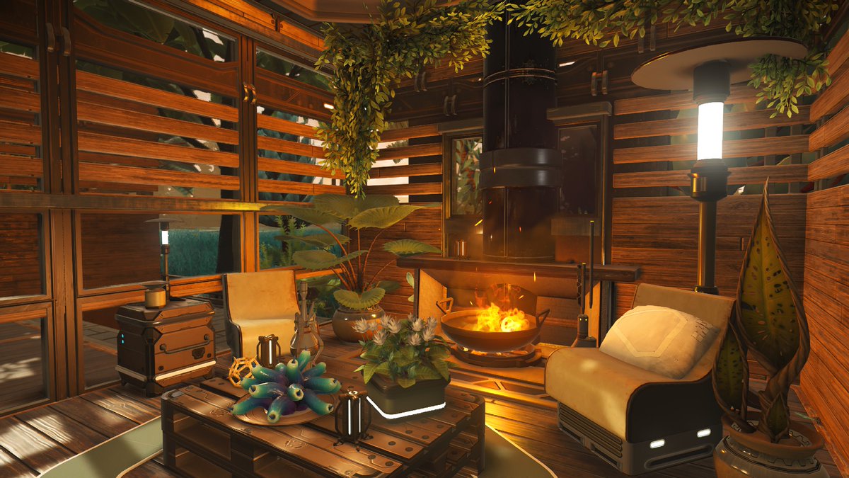 smallbutspacey's tweet image. Working on a big project in #NoMansSky right now, but in the meantime, I&apos;m still really proud of this mid-century modern home. 🌿 Full tour on YT: youtu.be/OrXU3uOTHNY