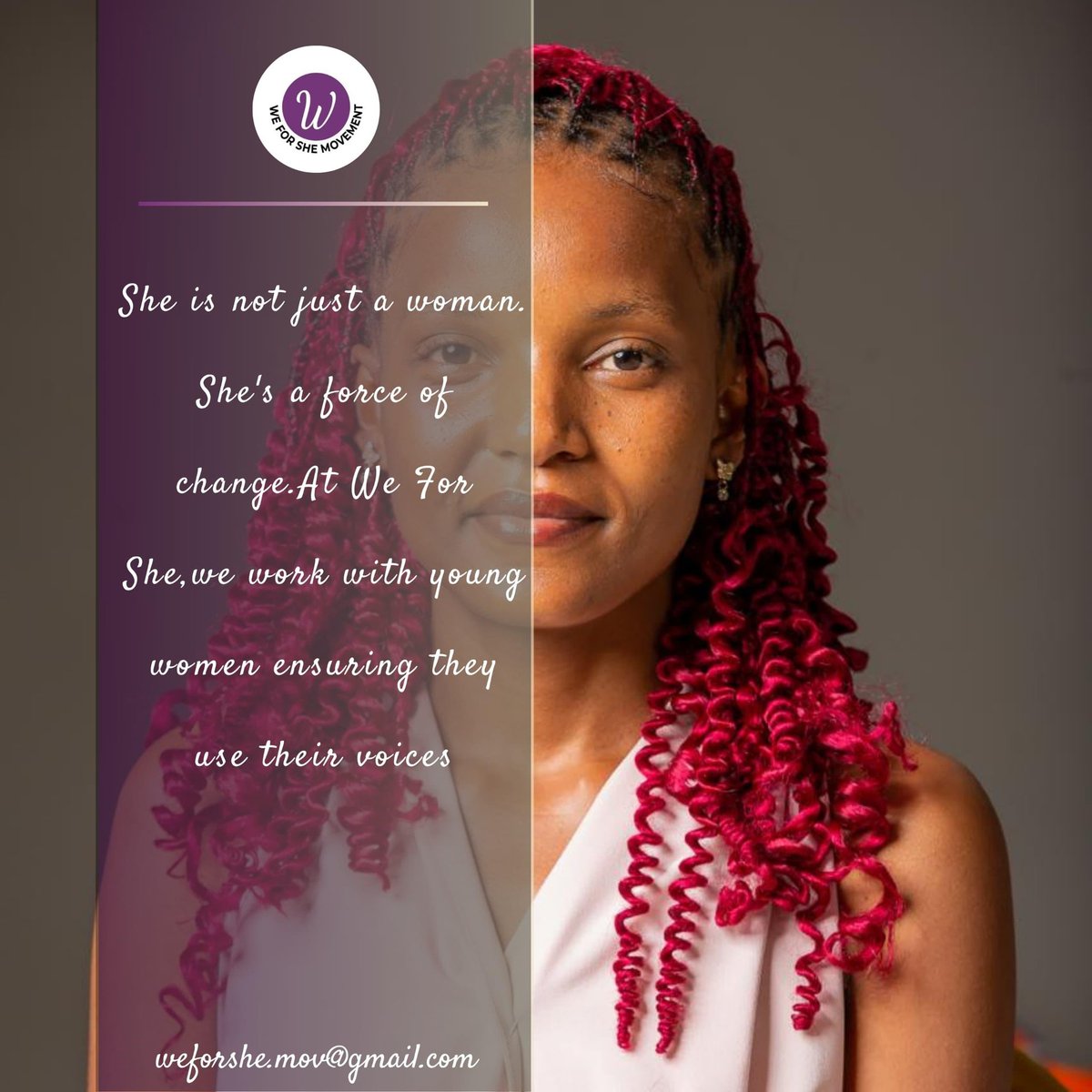 we actively work with  women, providing them with platforms to speak up and challenge societal norms

<a href="/Eddalynivy/">Edah Ivy</a> has given the young girls a voice,and she is calling the world to action, urging society to recognize and support the voices of young women
<a href="/GlobalFundWomen/">Global Fund for Women</a> #IWD2025