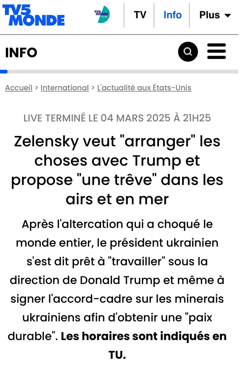 HichRochdi's tweet photo. @GabrielAttal Quel camouflet pour la vieille #Europe qui organise des réunions pour l’#Ukraine #Zelenskyy alors qu’eux n’ont d’yeux que pour #Trump qui l’a traité comme un valet. Arrêtez les déclarations seul Trump n’a ses faveurs, l’argent nerf de la guerre.
#Poutine #Macron #VonDerLeyen https://t.co/5PmXVTKPUx