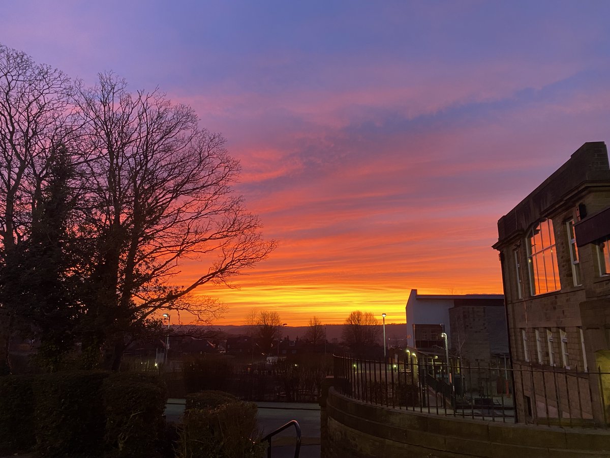 Good morning! Such a beautiful March sunrise just has to be shared