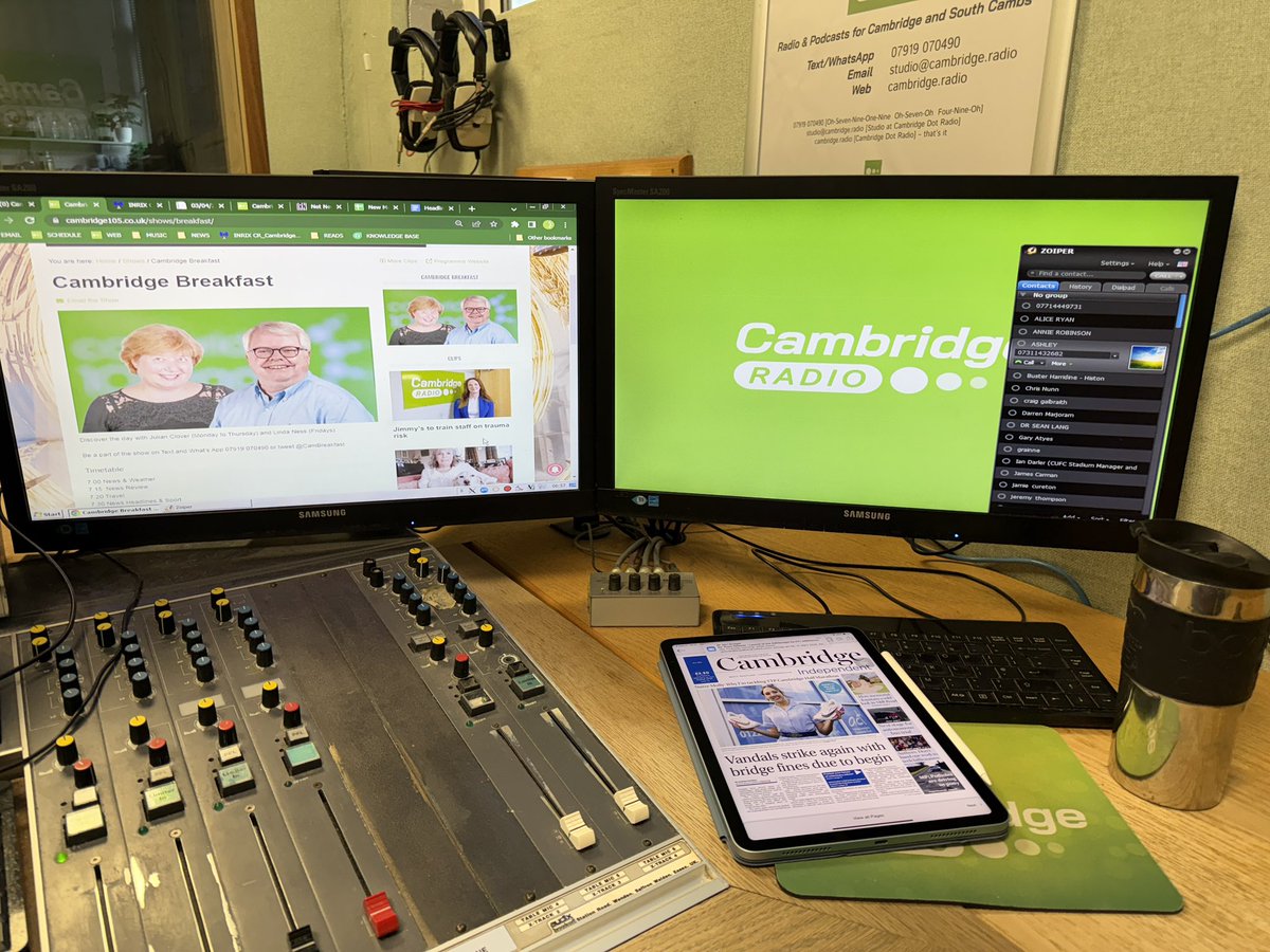Julian Clover (@julianclover) on Twitter photo On Cambridge Breakfast – There’s a new contract for our local recycling, but where exactly will it be sent to? We’ll speak to Cllr Rosie Moore and a campaigner from Newry in Northern Ireland. News, Weather, Travel. Top Tunes and the Inch. <a href="/CambridgeRadio/">Cambridge Radio</a> from 7 On Cambridge Breakfast – There’s a new contract for our local recycling, but where exactly will it be sent to? We’ll speak to Cllr Rosie Moore and a campaigner from Newry in Northern Ireland. News, Weather, Travel. Top Tunes and the Inch. <a href="/CambridgeRadio/">Cambridge Radio</a> from 7