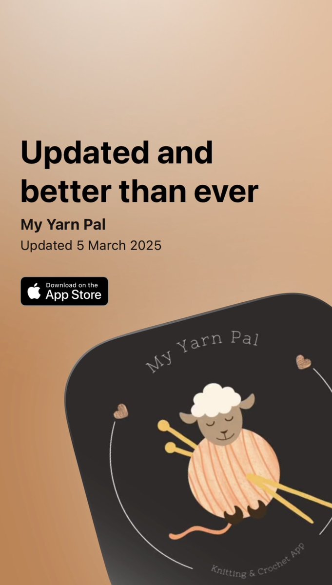 myyarnpal's tweet image. ✨ BIG UPDATE ALERT! ✨ My Yarn Pal is now better than ever! 🚀 Whether you’re knitting, crocheting, or yarn stashing, this update brings game-changing features to keep your projects organized and stress-free! 🎉

🧶 NEW in this update: 👇👇👇