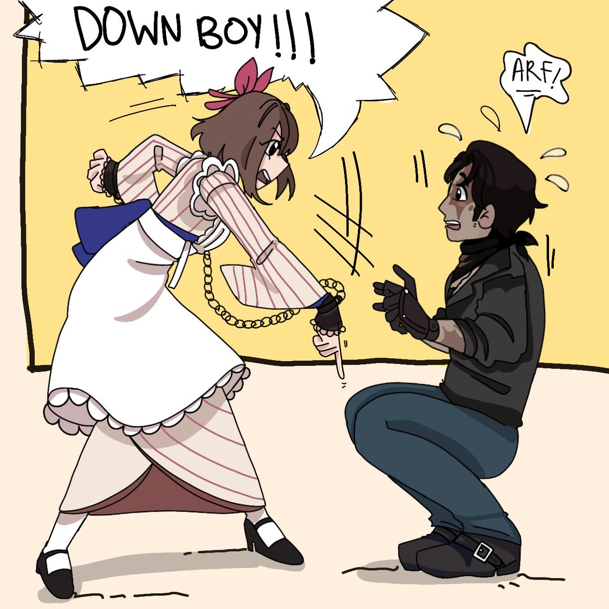 Down boy!!!#bunnybiker #reverse1999