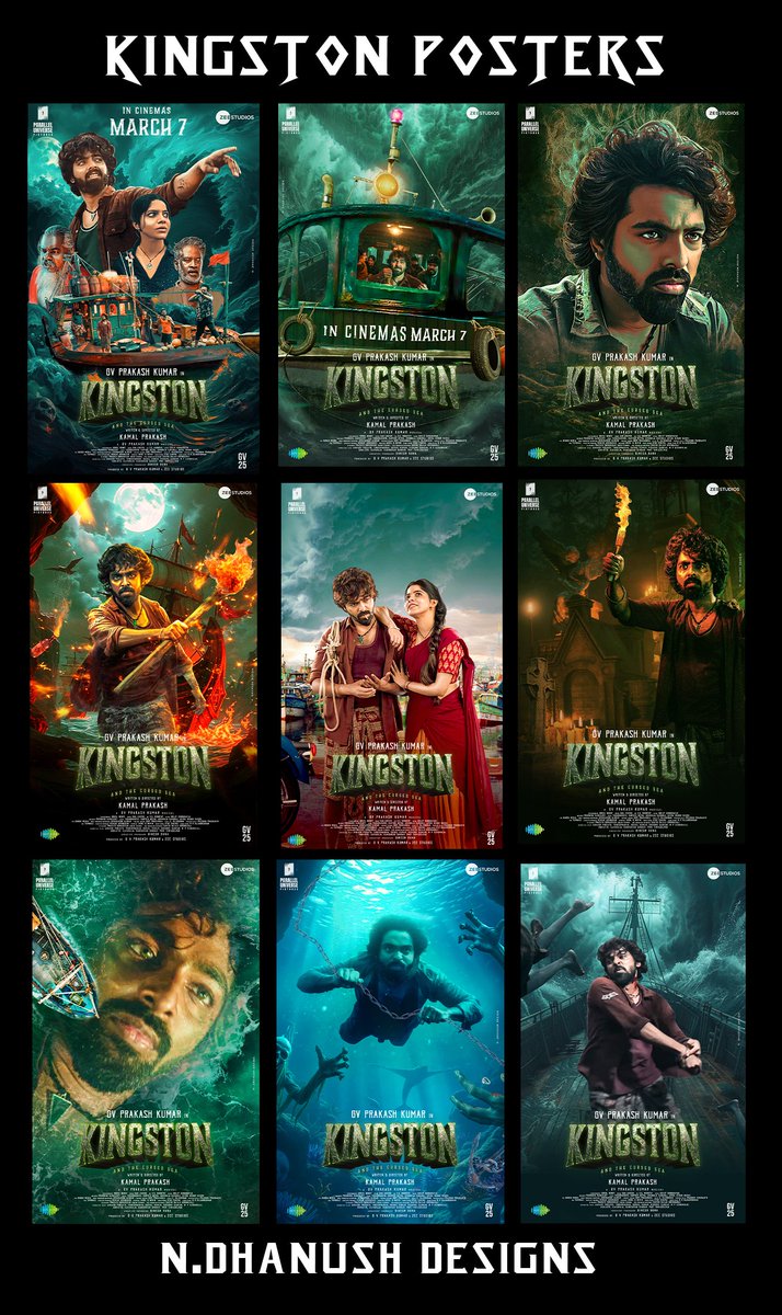Dhanush Nagavelou (@editsdhanush) on Twitter photo Here is my Poster Designs For #Kingston ⚓⛵🌊 submitting 9 posters 🎉 Hope you all 🙏♥️👊
<a href="/ParallelUniPic/">Parallel Universe Pictures</a> <a href="/gvprakash/">G.V.Prakash Kumar</a> <a href="/zeestudiossouth/">Zee Studios South</a> <a href="/storyteller_kp/">Kamal Prakash</a>
#KingstonPosterContest #GV25 #kingstontrailerlaunch Here is my Poster Designs For #Kingston ⚓⛵🌊 submitting 9 posters 🎉 Hope you all 🙏♥️👊
<a href="/ParallelUniPic/">Parallel Universe Pictures</a> <a href="/gvprakash/">G.V.Prakash Kumar</a> <a href="/zeestudiossouth/">Zee Studios South</a> <a href="/storyteller_kp/">Kamal Prakash</a>
#KingstonPosterContest #GV25 #kingstontrailerlaunch