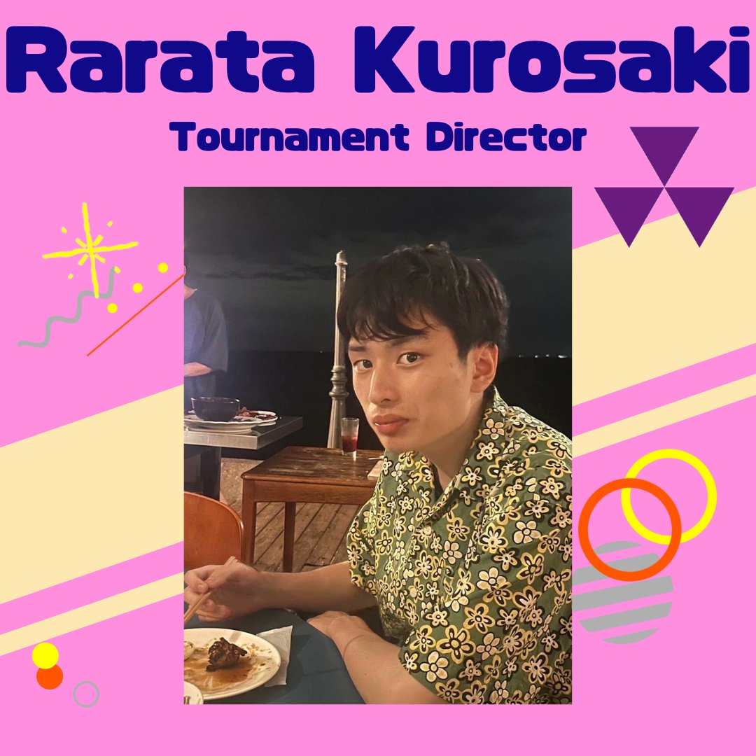 TheKansai2025's tweet photo. 🌟AC/OC紹介第5弾🌟
TDを務めるのはDoshishaのRarata Kurosakiさんです！ https://t.co/RrZJMHEKSF