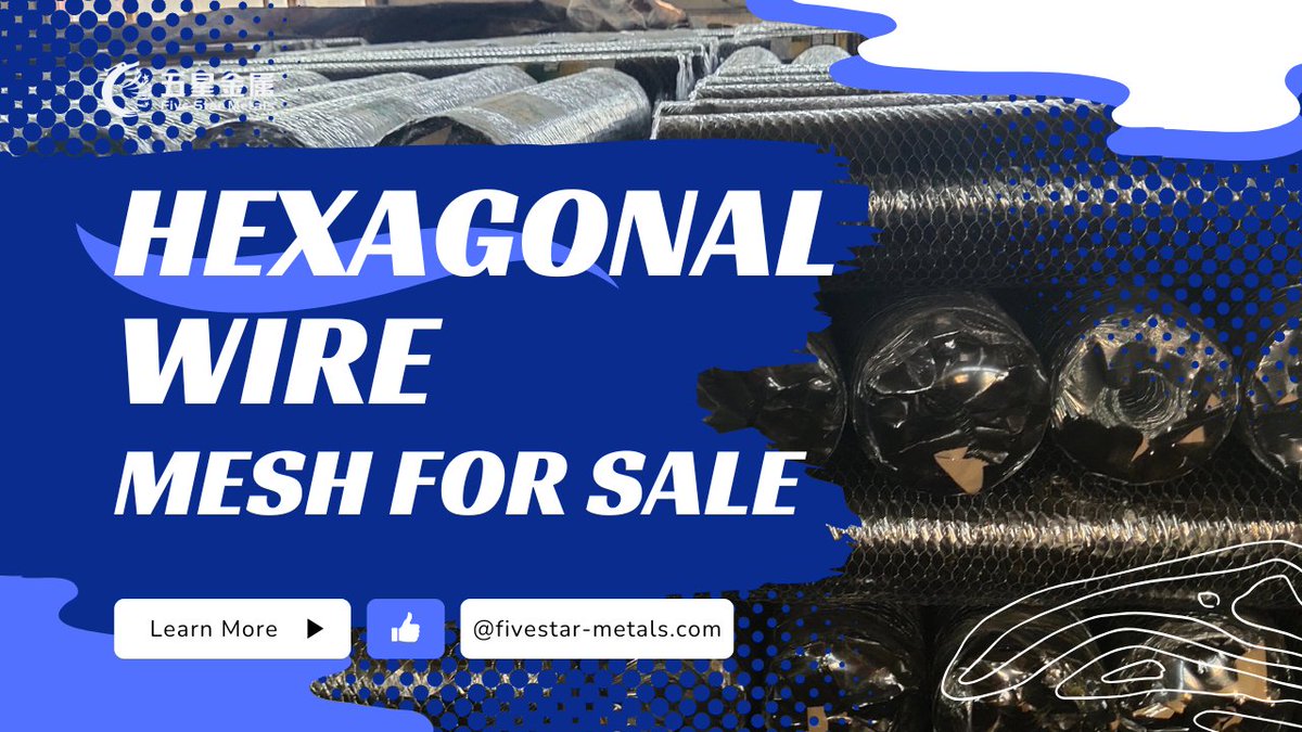 dfivestarmetals's tweet image. Hexagonal mesh is easy to use, just use it on the mesh wall and building cement.
Contact us: 
Tel: +86 152 0000 8083
Email: sales@fivestar-metals.com
Website: fivestar-metals.com 
#WireMesh #HexagonalMesh #PVCCoatedMesh #FiveStarMetals #DurableFiltration