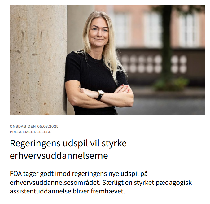 FOA (@foa_dk) on Twitter photo - At uddanne flere pædagogiske assistenter er helt centralt, hvis vi inden for en overskuelig periode skal løfte niveauet i daginstitutionerne, gennem at sikre mere pædagogisk personale, siger FOAs Helena Mikkelsen <a href="/FOAHelena/">Helena Mikkelsen</a>
#kompoldk #dkpol #arbejde - At uddanne flere pædagogiske assistenter er helt centralt, hvis vi inden for en overskuelig periode skal løfte niveauet i daginstitutionerne, gennem at sikre mere pædagogisk personale, siger FOAs Helena Mikkelsen <a href="/FOAHelena/">Helena Mikkelsen</a>
#kompoldk #dkpol #arbejde