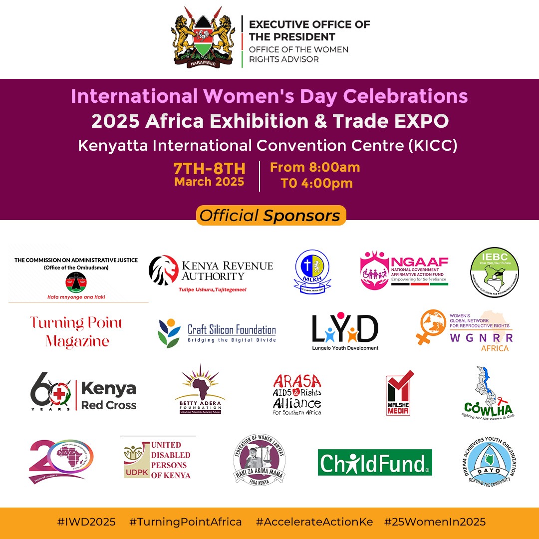 Malshe Media (@brand_malshe) on Twitter photo Join us on March 7-8 for a luncheon, high-level panel, awards, social inclusion training & entertainment. Let's honor women, spark change & celebrate in style. See details on the poster!
#TurningPointAfrica
#IWD2025
#AccelerateAction
#25WomenIn2025
<a href="/TPointMagazine/">Turning Point Magazine</a> Join us on March 7-8 for a luncheon, high-level panel, awards, social inclusion training & entertainment. Let's honor women, spark change & celebrate in style. See details on the poster!
#TurningPointAfrica
#IWD2025
#AccelerateAction
#25WomenIn2025
<a href="/TPointMagazine/">Turning Point Magazine</a>