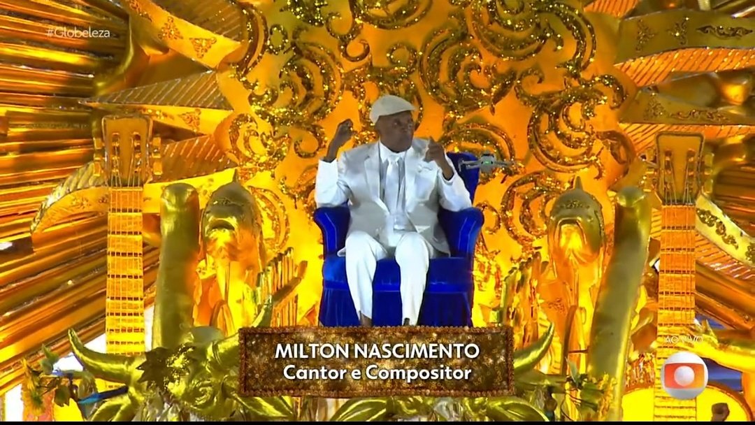 jornalnota's tweet image. Milton Nascimento do Brasil, a doçura e a potência da maior voz da música brasileira, sendo homenageado pela centenária Portela! ❤️

Um dia inesquecível! 💙🤍💙🤍
#globeleza