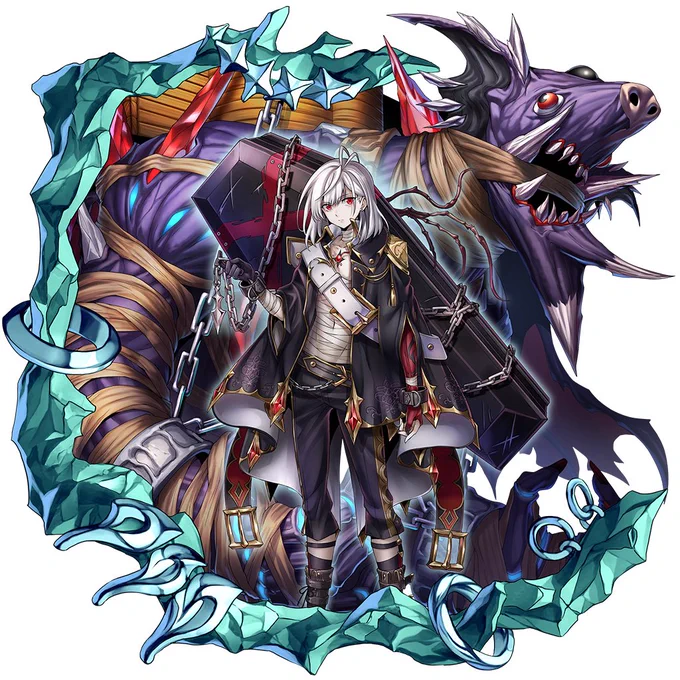 めちゃくちゃビジュで一目惚れしたキャラ代表アクィエルくんです。君もメギドのオフライン版をダウンロードしよう。 