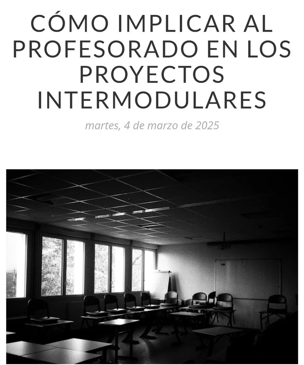 'Quizás el enfoque de los proyectos no debiera ir sólo dirigido a la #motivación del estudiante [...] es más fácil enredar a los alumnos cuando nosotros también estamos ilusionados con los retos que planteamos' 👉 <a href="/oscarboluda/">eFePeando</a>

efepeando.com/?m=1