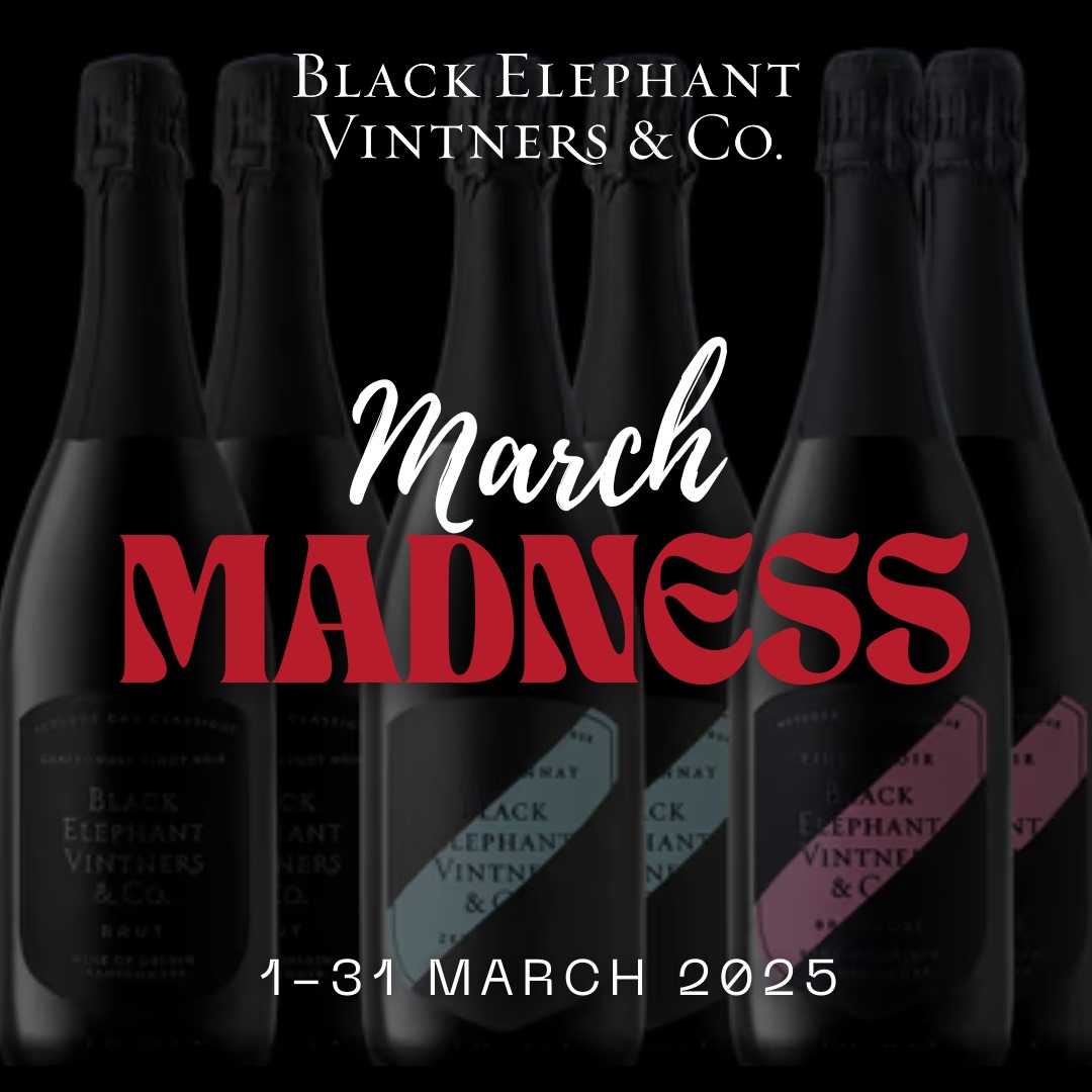 📌 Buy two bottles of Brut NV, Brut Rosé, and Ultra Brut each and get 15% OFF!
🎯 Why? Because celebrations need bubbles, and this is the deal of the season!
💡 March into celebration mode with Black Elephant’s March Madness Promo
bevintners.co.za/product/march-…