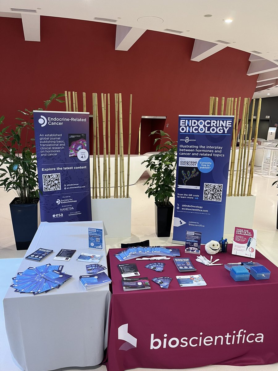 Good morning #ENETS2025 ✨Meet our editorial team at the <a href="/bioscientifica/">Bioscientifica</a> stand 8 booth to pick up our sample booklet on our latest research!