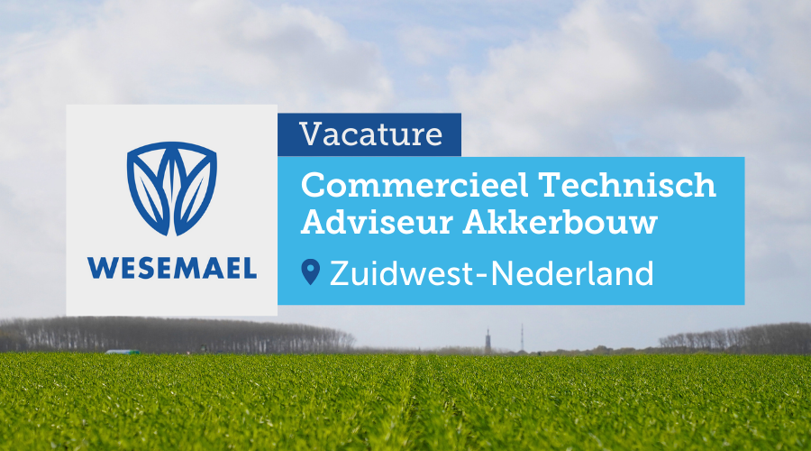 Wij zoeken een commercieel technisch adviseur voor de akkerbouwteelt!🌾Wil jij bijdragen aan de basis van voedselproductie en telers helpen hun gewassen optimaal te laten groeien, of ken je iemand die in ons team past? Laat het ons weten!
wesemael.nl/nl/over-wesema…