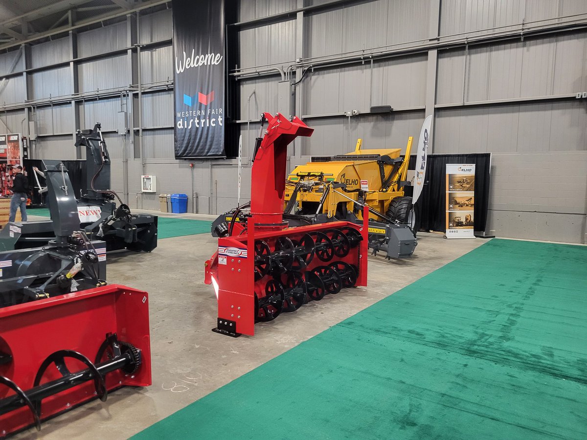 BruderDerek's tweet photo. All setup and ready for London Farm Show 2025, come see us the Gingrich Reps booth 810. https://t.co/89Y1wYdCTA