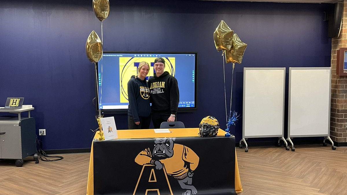 It’s Official!
Go Dawgs 🐾

<a href="/AdrianCollegeFB/">Adrian College Football</a> <a href="/AdrianBulldogs/">Adrian College Athletics</a> <a href="/EagleHighlights/">Hartland Football Highlights</a> <a href="/hartlandsports/">Hartland Athletics</a> <a href="/SCOT_FB/">Small College Football Offer Tracker</a> <a href="/PrepRedzoneMI/">Prep Redzone Michigan</a> <a href="/MIexposure/">Michigan exposure</a> <a href="/Coach_Palka/">Joe Palka</a> <a href="/CoachLeek0404/">Coach Edwards</a> <a href="/Coach_Shiels/">Ron Shiels</a>