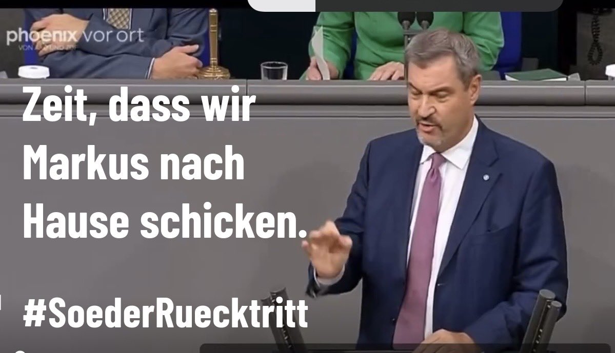 Josieplanet's tweet photo. @sternde Ja absolut und deshalb gehört @Markus_Soeder raus geworfen aus der Regierung ,seines Amtes enthoben so einen  Ministerpräsident braucht niemand !☝️
#Soedersofortrauswerfen 
#soederruecktritt 
#SoederistdieruchlosigkeitinPerson ☝️ https://t.co/PKr890t4Df